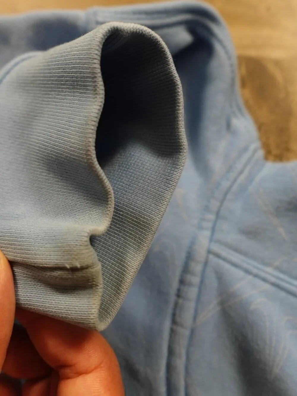 Nike Sportswear All Over Swoosh Hoodie Men's Medium Blue Fleece Pullover